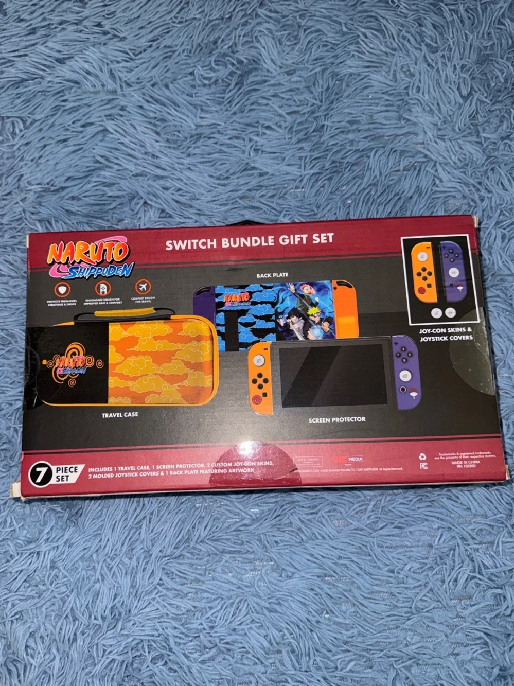 Naruto Shippuden Switch Bundle Gift Set - Orange & Purple